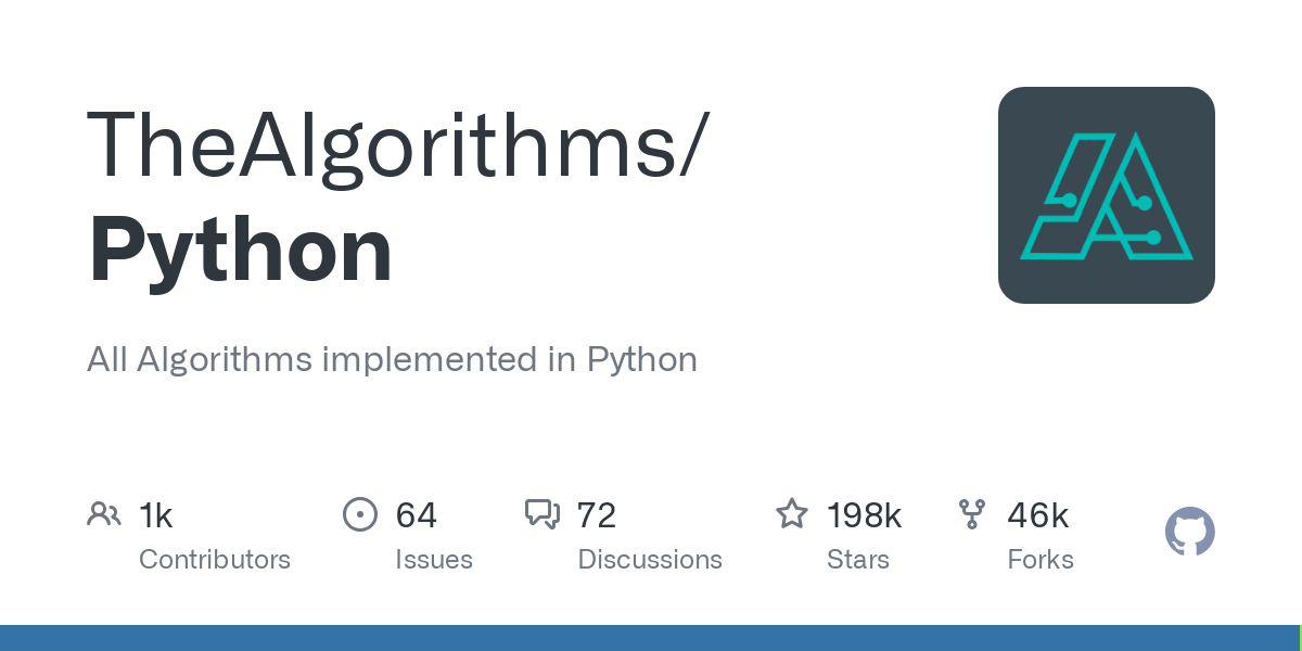 TheAlgorithms / Python