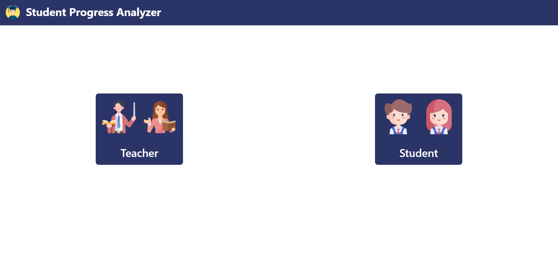 Screenshot of Student Progress Analyzer