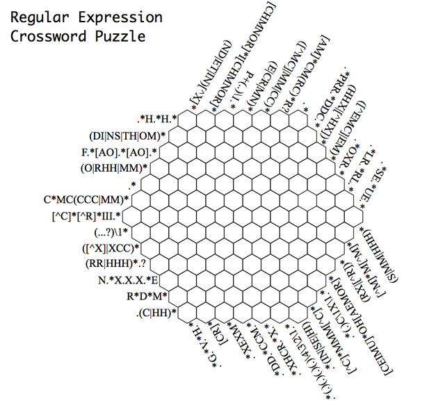 regex crossword