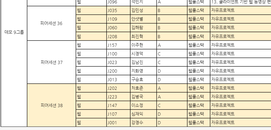 오붓한 시간