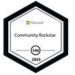 Microsoft Community Rockstar (100) - 2025