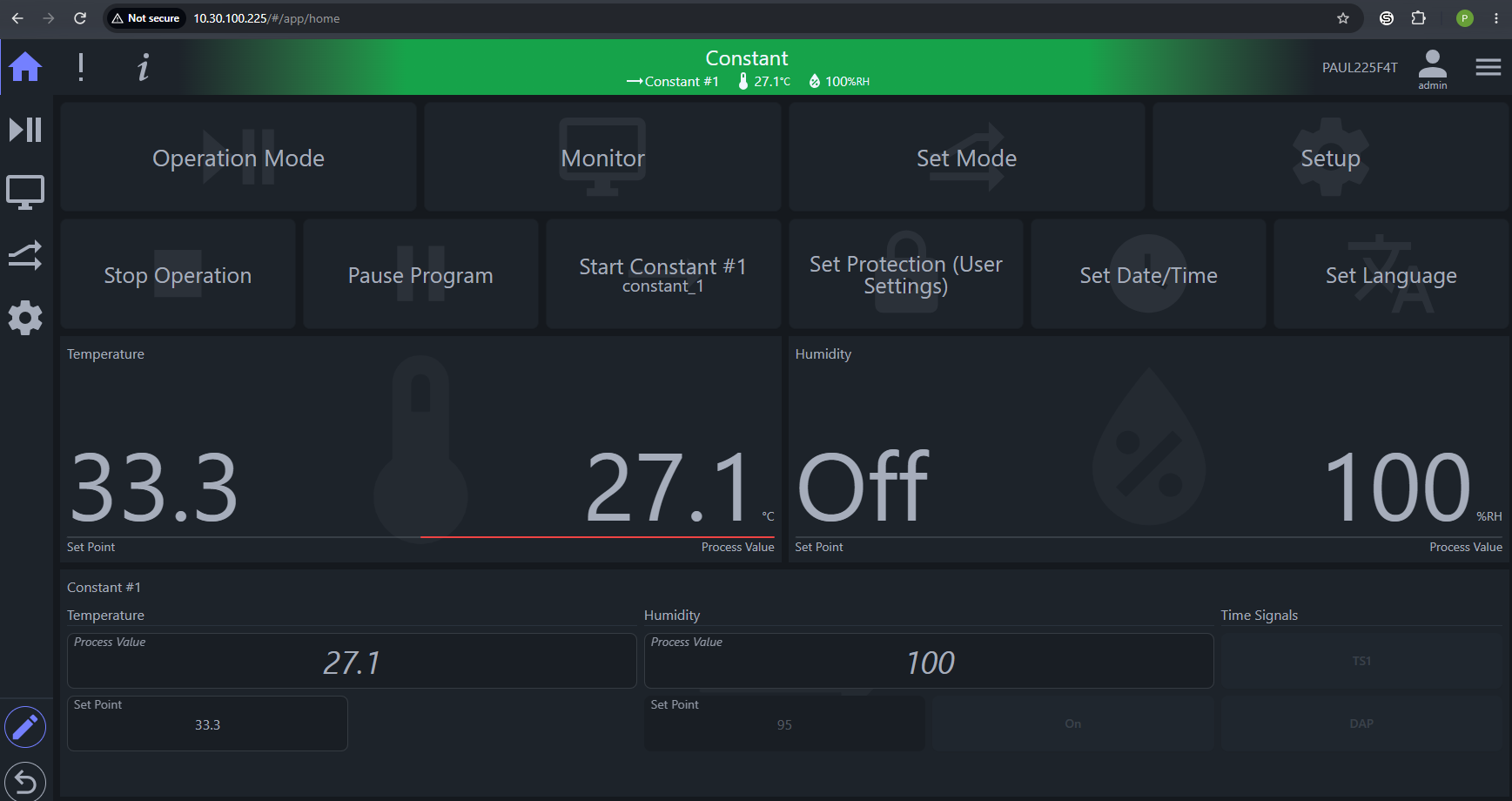 GWC Web-base UI for Watlow F4T
