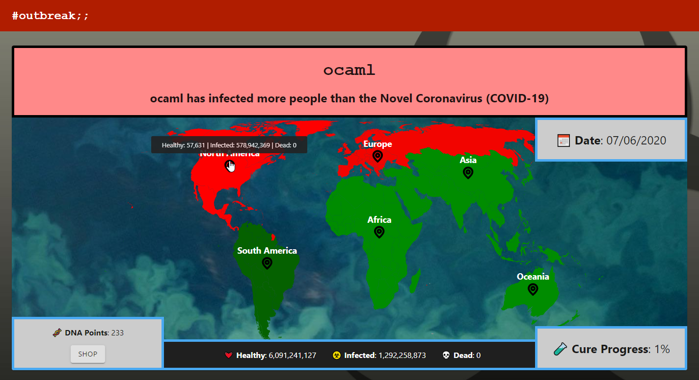 #outbreak;; gameplay