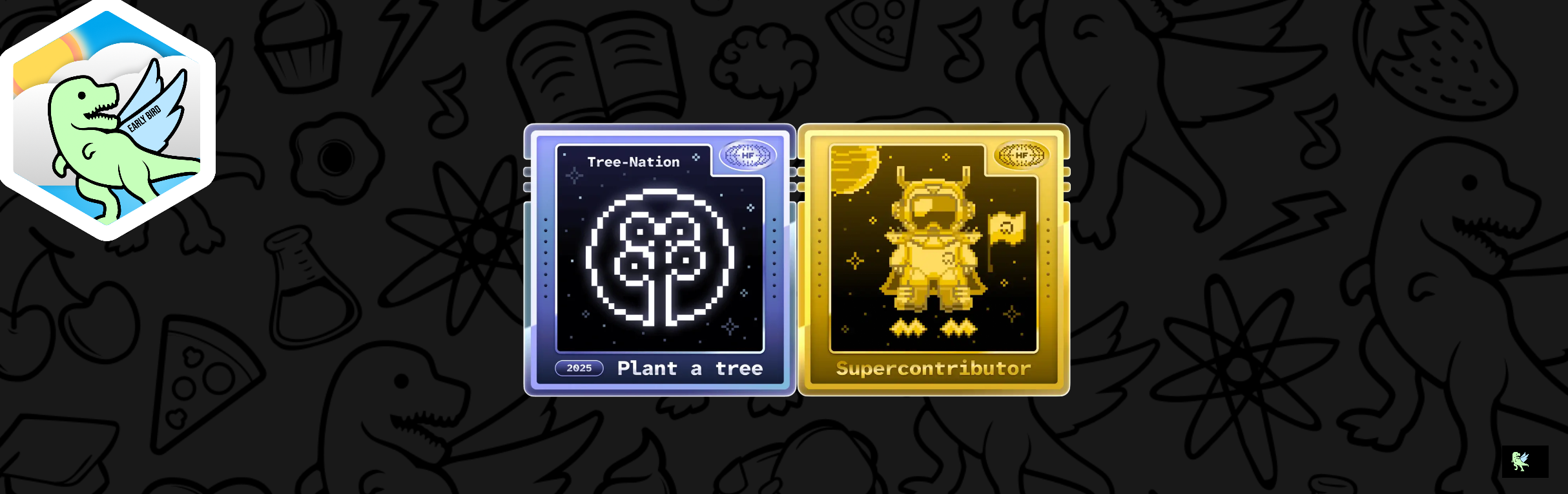 An image of @pranlawate's Holopin badges, which is a link to view their full Holopin profile