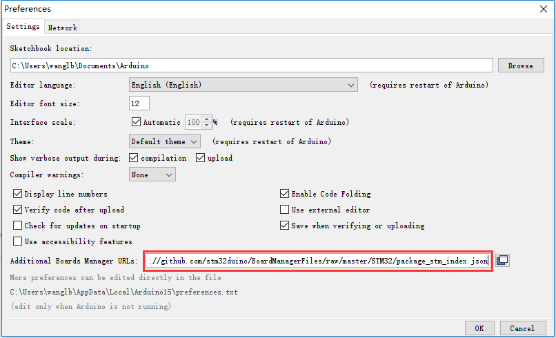 install Arduino_Core_STM32