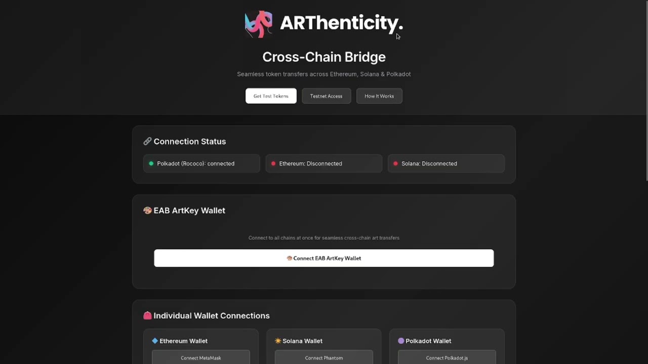 GitHub - EuropeanArtistBank/artthenticity-bridge: Cross-Chain-Brigde ...