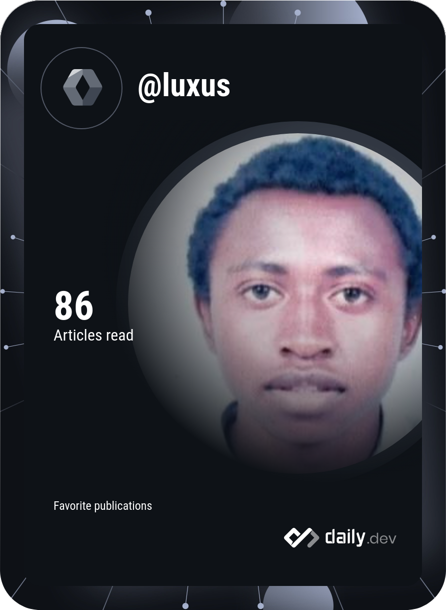 Luxusg1's Dev Card