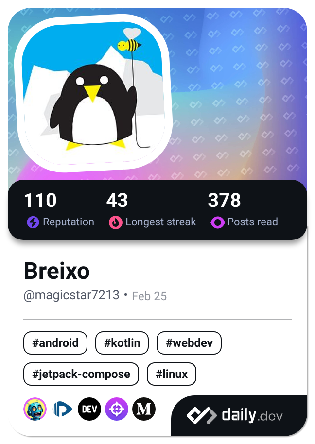 Breixo's Dev Card