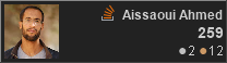 profile for Aissaoui Ahmed at Stack Overflow, Q&A for professional and enthusiast programmers