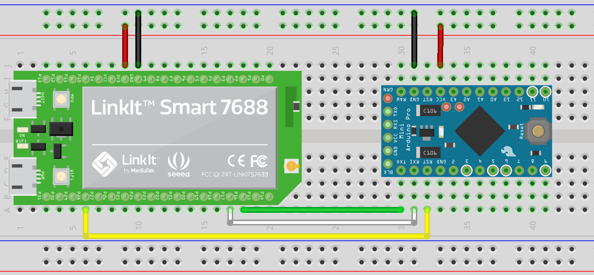 connect to Arduino Pro Mini 3.3V 8MHz