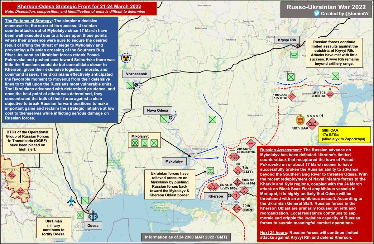 Kherson-Odesa Strategic Front 2022.3.21-3.24 🔍