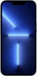 Lower resolution image of a Sierra iPhone 13 Pro in dark mode