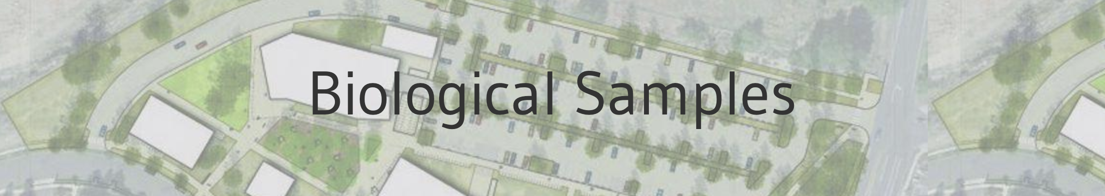 biological samples banner