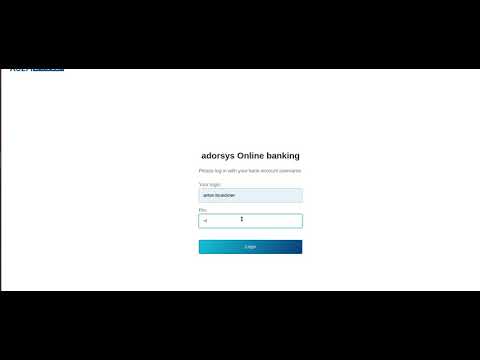 OpenBanking demo usecase