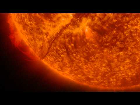 Solar Prominence Eruption