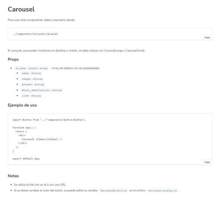 Carousel Documentation