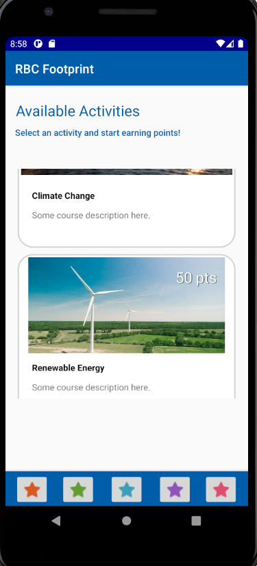 Activity Page: Climate Change & Renewable Energy