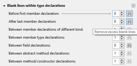 formatter remove excess blank lines