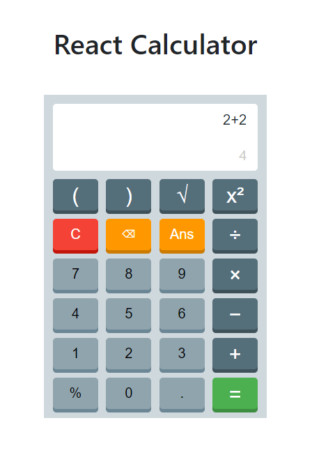 React calculator