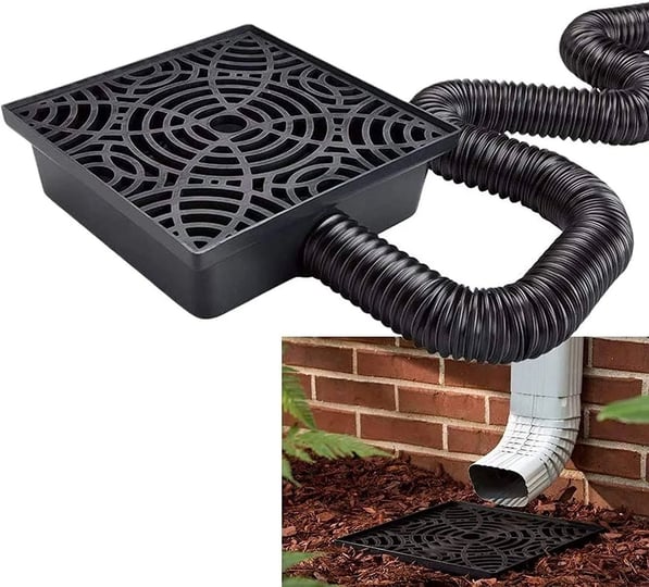 amerimax-12-in-no-dig-low-profile-catch-basin-downspout-extension-kit-black-1