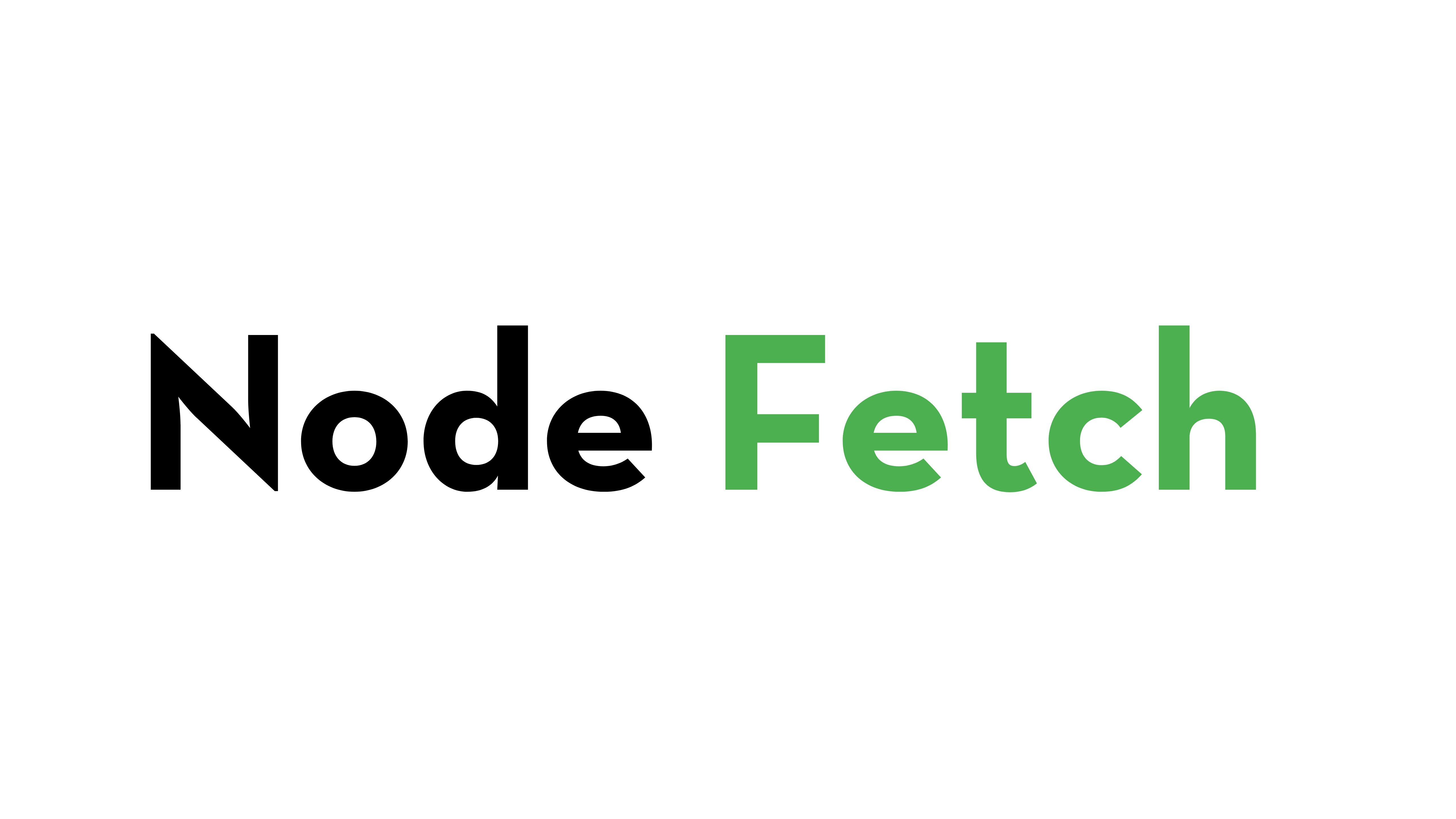 node fetch