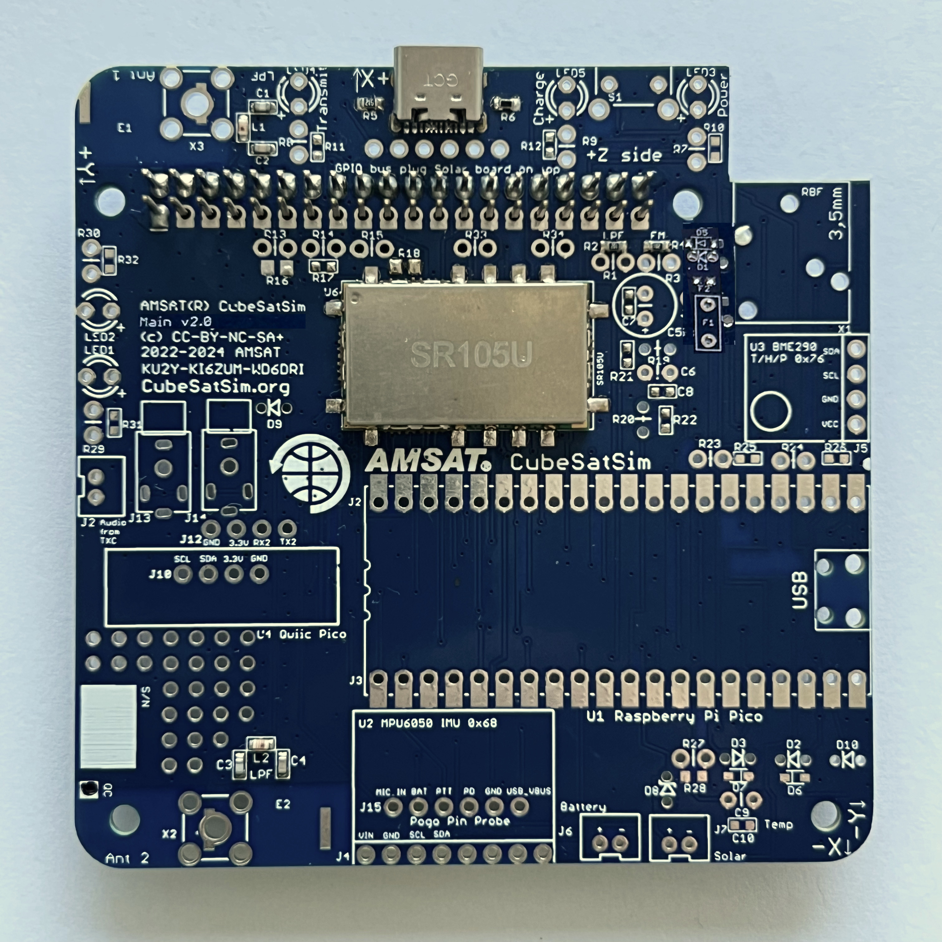 Main PCB with SMT parts