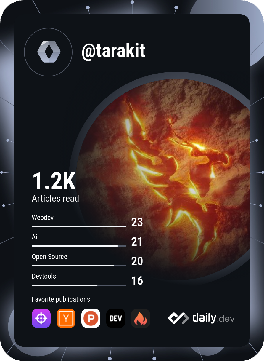 Tara Kit's Dev Card