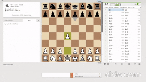 Opening moves analyzed by Stockfish 13 gif