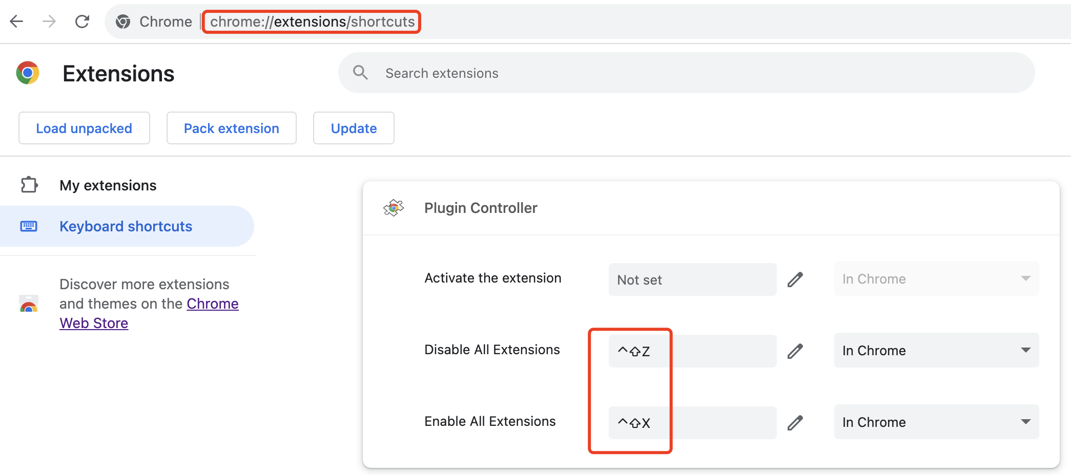 Customize Keyboard Shortcuts