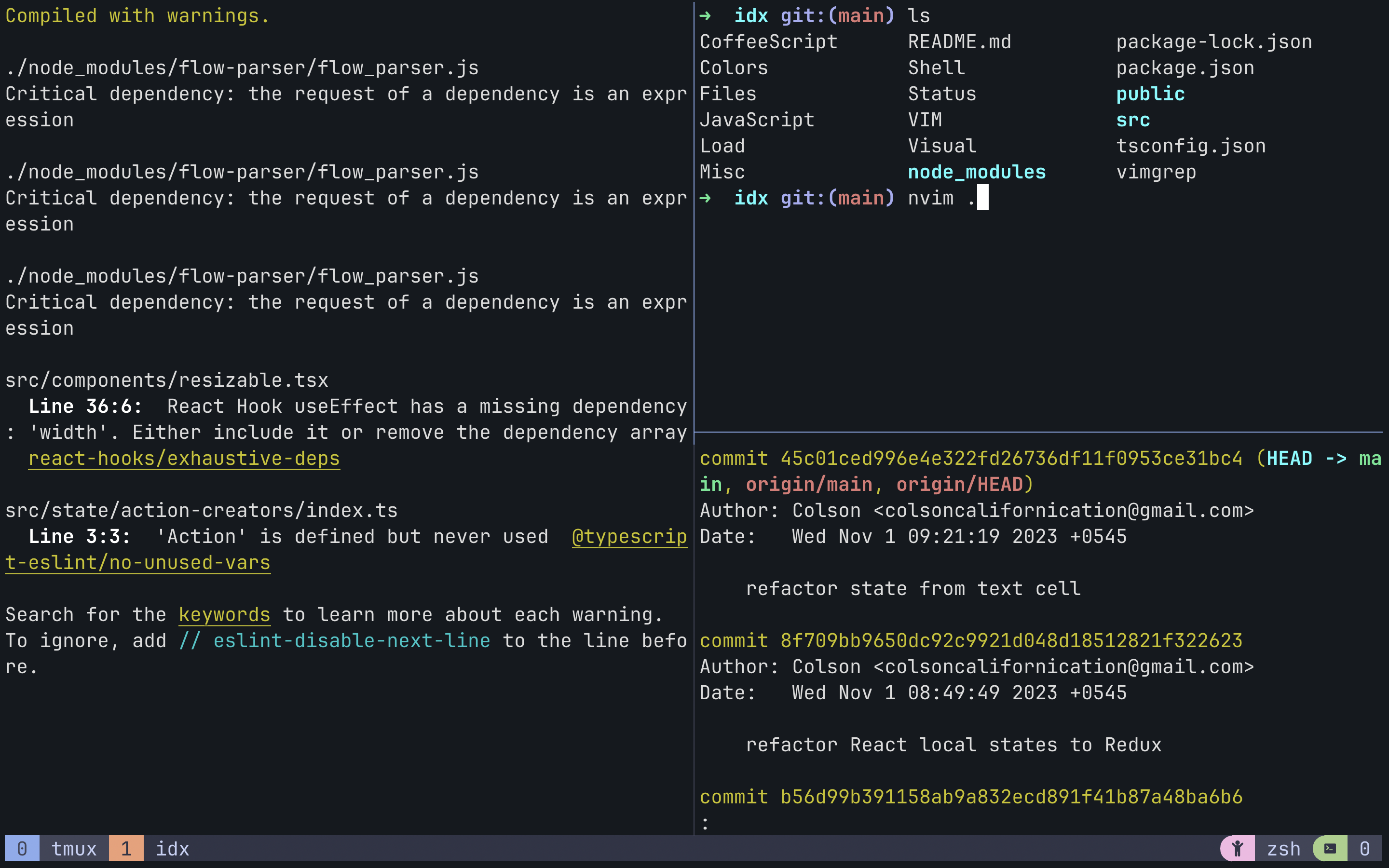 tmux colson