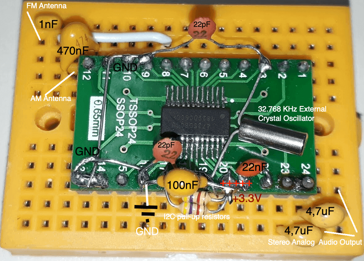 Homebrew SI4735 Arduino shiled