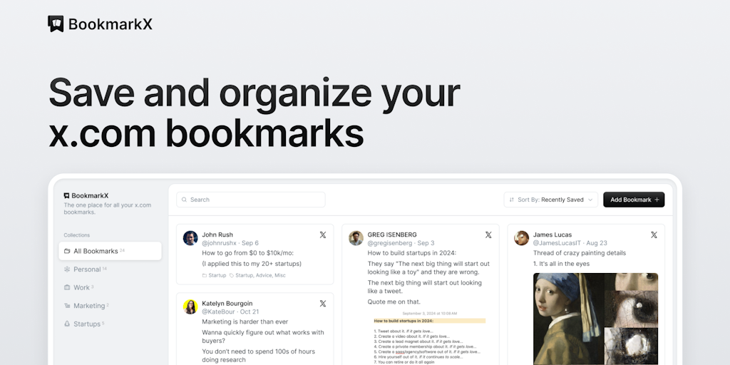 Bookmarkx