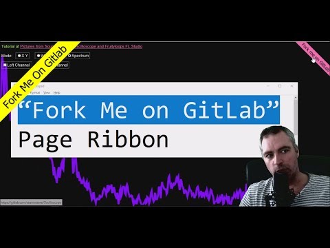 How to add the "Fork Me On Gitlab" Ribbon