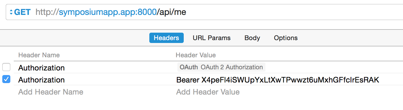 Authorization example using PAW