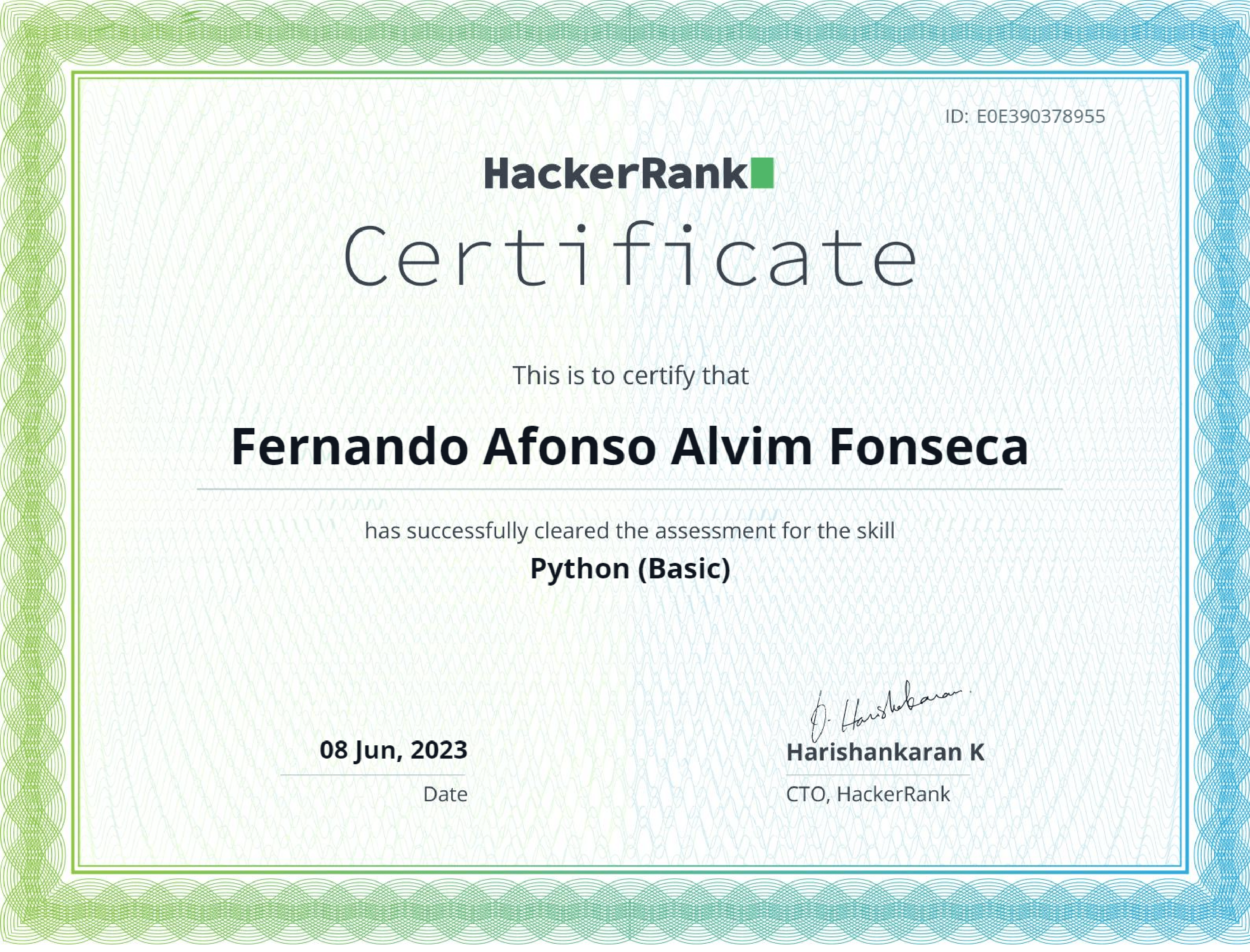 HackerRank: Python (Basic)
