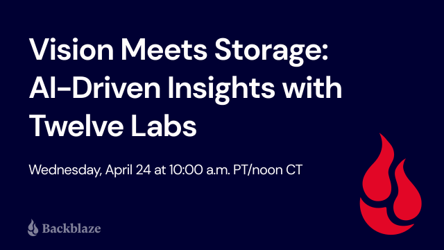 Vision Meets Storage: AI-Driven Insights with Twelve Labs