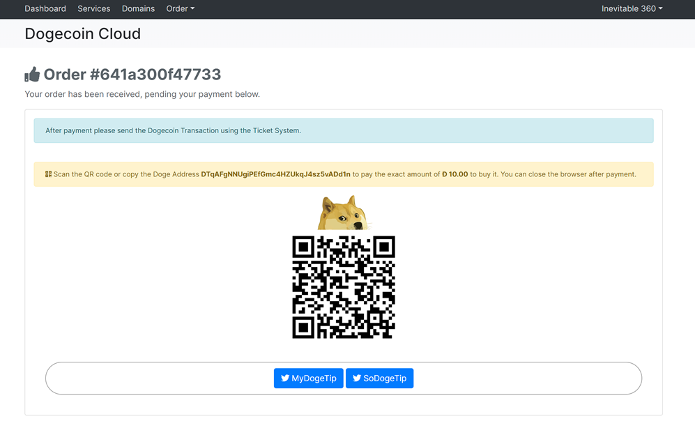 Easy Dogecoin Gateway for Blesta