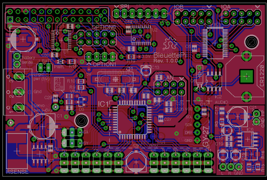 Bleuette PCB