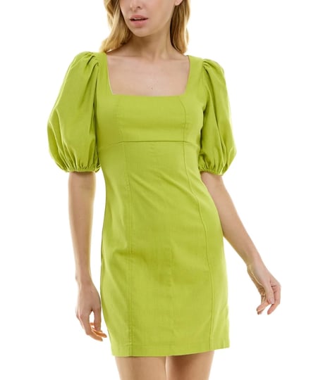 city-studios-juniors-square-neck-balloon-sleeve-sheath-dress-brt-chartr-size-1-2-1