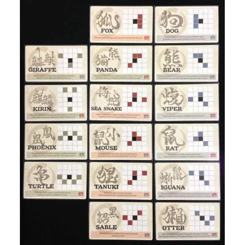 Onitama expansion cards