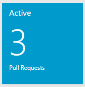 Widget Showing Active Pull Requests