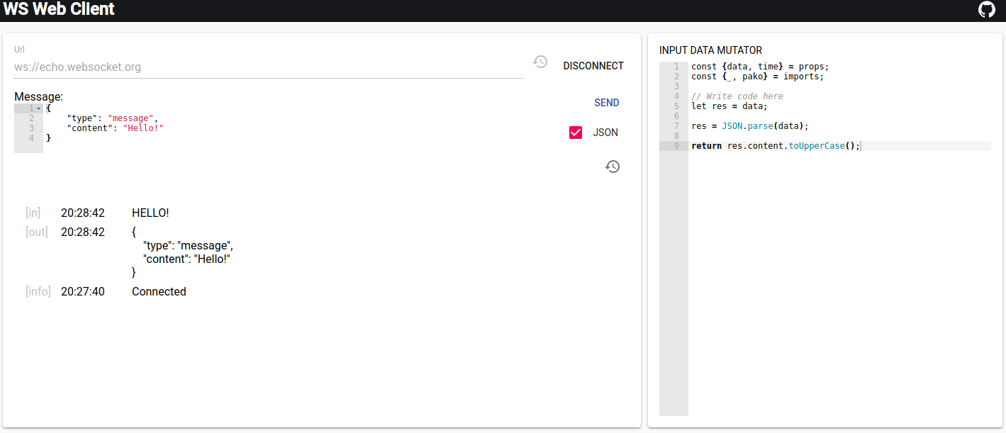 GitHub - alex-karo/websocket-web-client: Web-based tool for testing ...