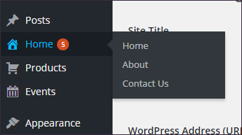 Edje WordPress - Customize Admin Menu Sidebar