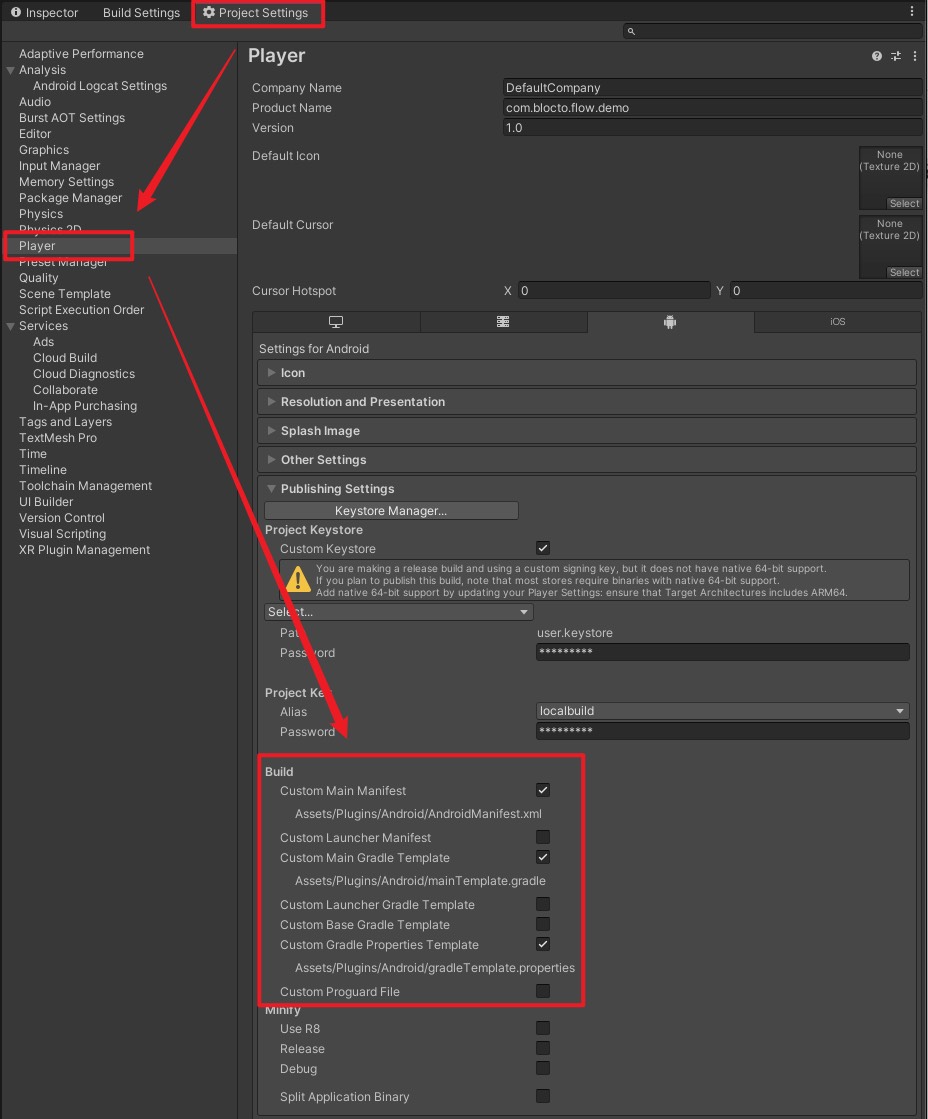 Publish Setting