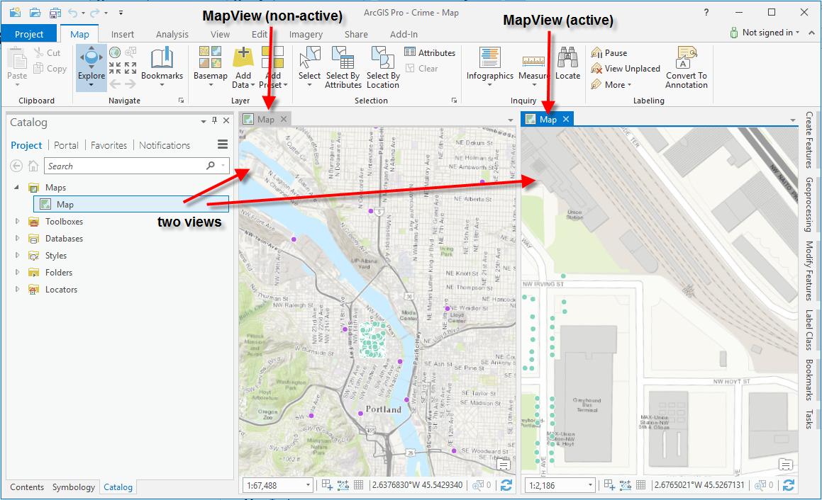 Active Map View