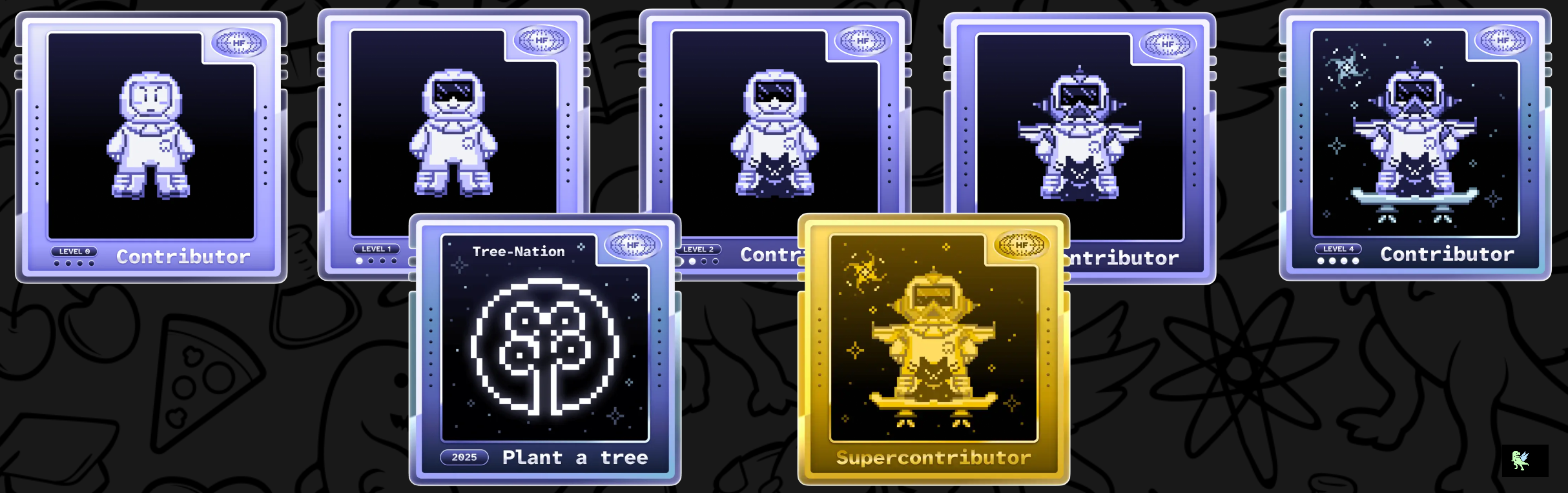 An image of @devansh422's Holopin badges, which is a link to view their full Holopin profile