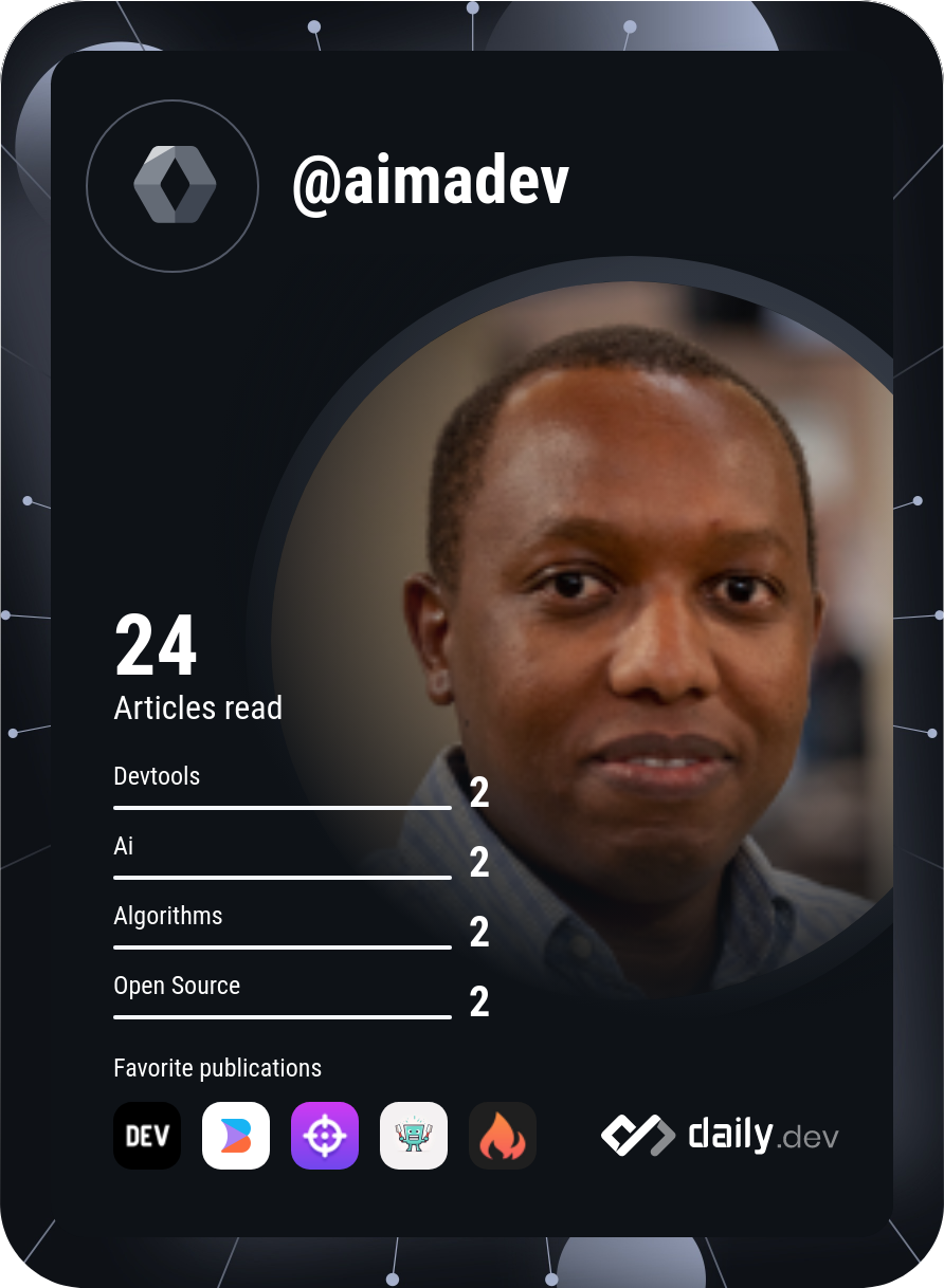 Aimable's Dev Card