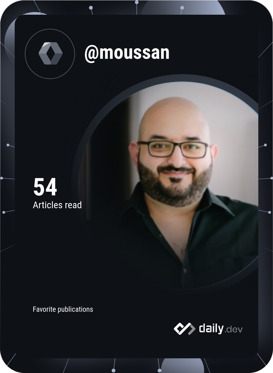 Moussa El Najmi's Dev Card