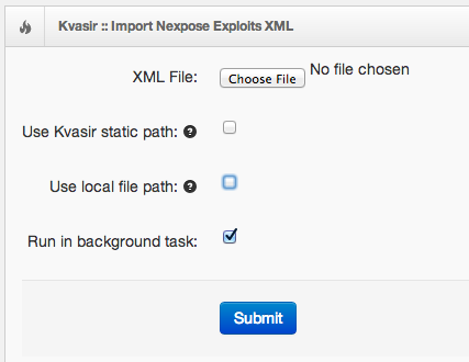 Import Nexpose Exploits