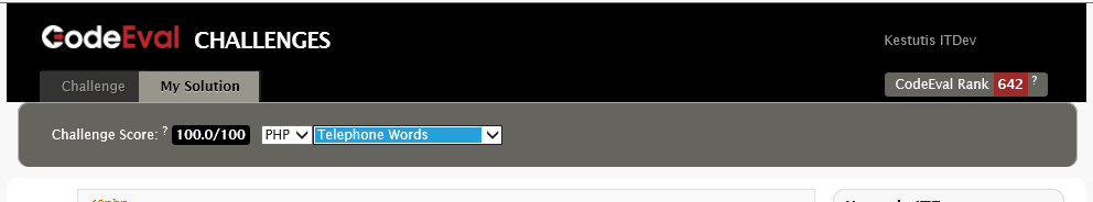CodeEval Rating #642